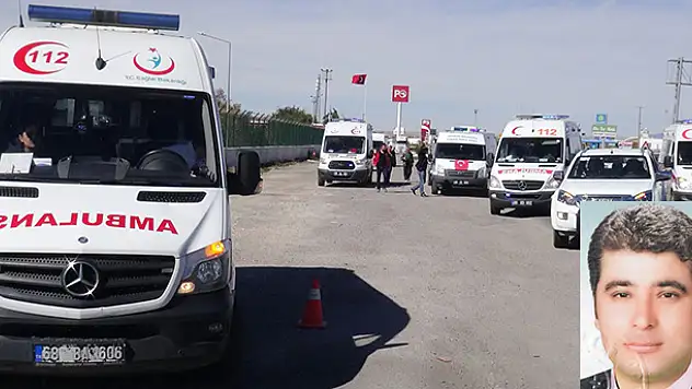 Siren sesleriyle Konya'ya geldi