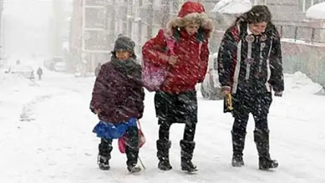 Sivas eğitime kar engeli
