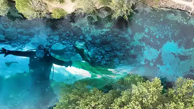 Sivas'taki doğal akvaryum kesin korunacak hassas alan ilan edildi! Dalış turizmine kapatıldı