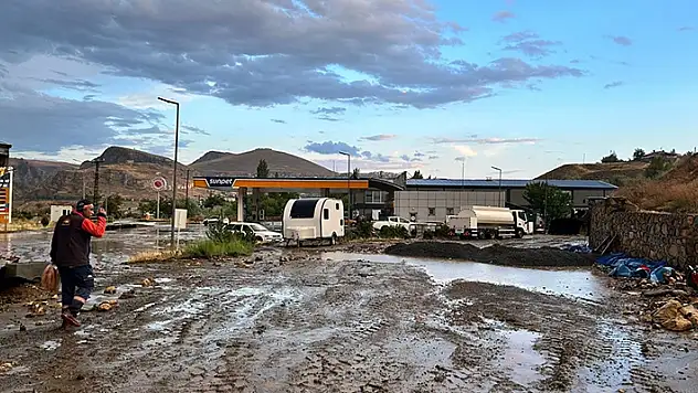Sivas'ta sağanak etkili oldu
