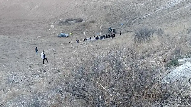 Sivas'ta traktör 400 metrelik uçurumdan uçtu: 1 ölü
