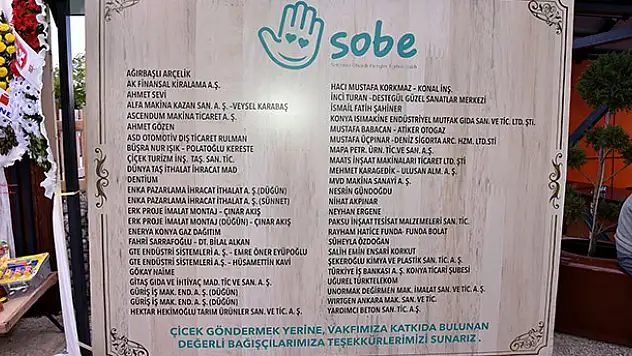 SOBE'ye anlamlı bağış