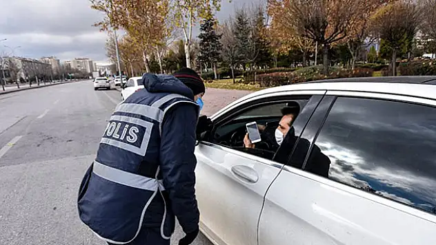 Sokağa çıkma yasağını ihlal eden 11 kişiye 38 bin 159 lira ceza uygulandı