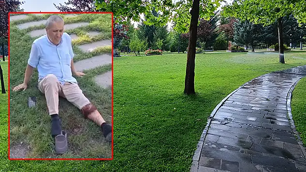 Sokak köpeğinin saldırdığı yaşlı adam bacağından yaralandı
