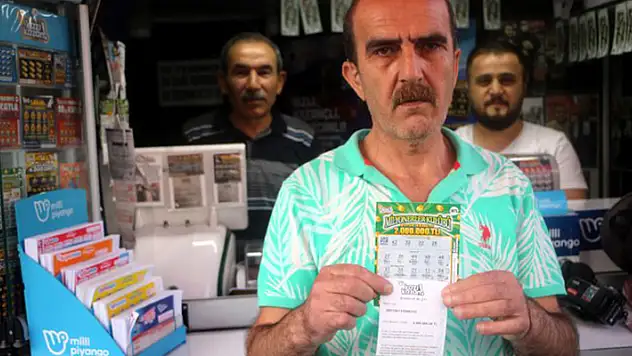 Son 30 lirasıyla aldığı Kazı-Kazan kuponuna 2 milyon liralık ikramiye çıktı
