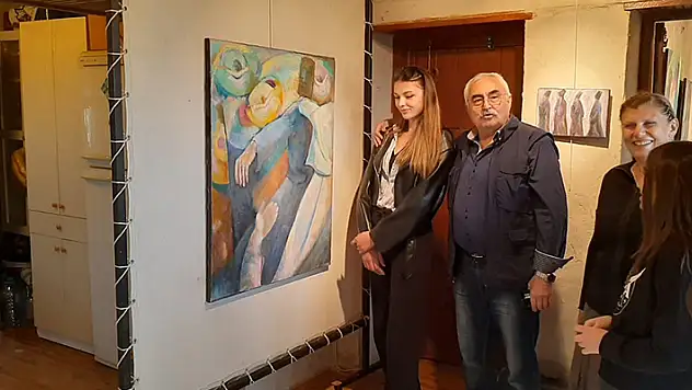 Sonsuz Şükran Köyü'nde semazen temalı sergi açıldı

