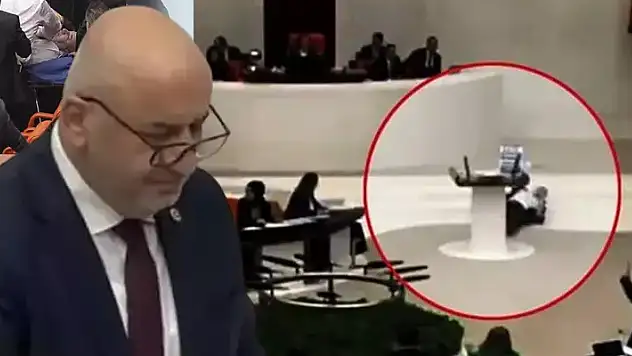 SP'li milletvekili Hasan Bitmez'in bayıldığı anda dikkat çeken sözler: Allah'ın gazabı böyle olur işte!