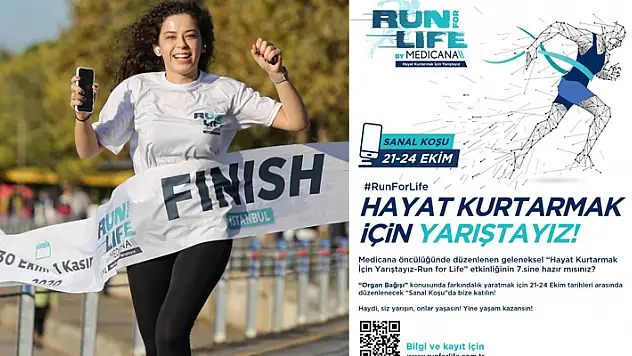 Spor tutkunları 'organ nakli' için sanal koşuda bir araya gelecek
