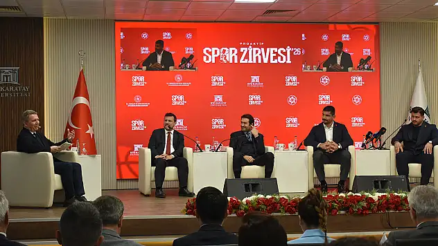 Sporun zirvesi Konya'da buluştu