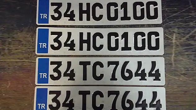 Standart dışı plakalara ceza yağdı