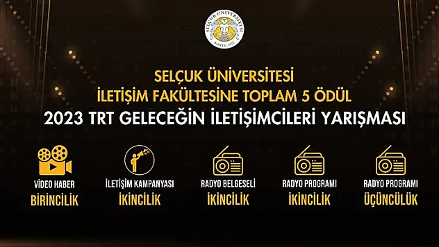 SÜ İletişim Fakültesi, TRT Geleceğin İletişimcileri Yarışması'nda en çok ödül alan fakülte oldu
