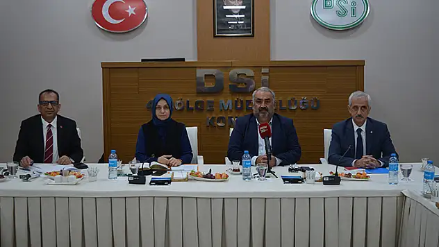 Su sorunu ve kuraklık Konya'da masaya yatırıldı: Çözüm tasarruf