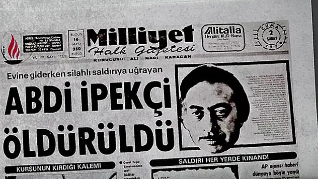 Suikastın 40. yılında Abdi İpekçi
