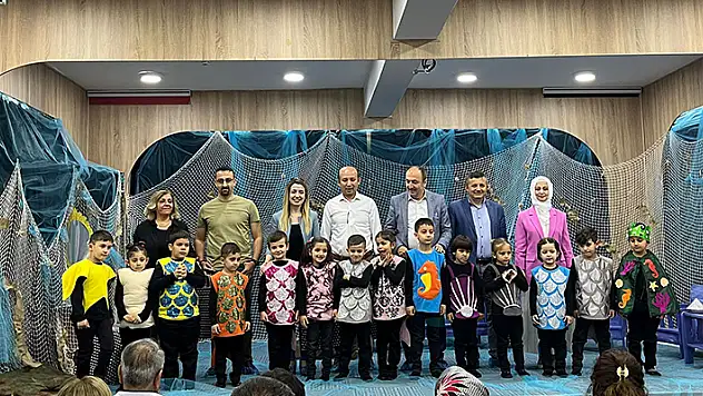 Süleyman Şah Anaokulu öğrencilerinden örnek tiyatro projesi