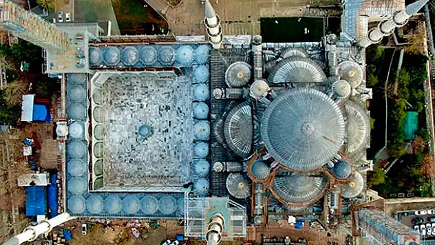 Sultanahmet Camisi'nin restorasyonu devam ediyor
