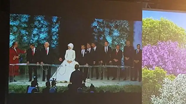 Sümeyye Erdoğan ve Selçuk Bayraktar'ın düğününden ilk kareler