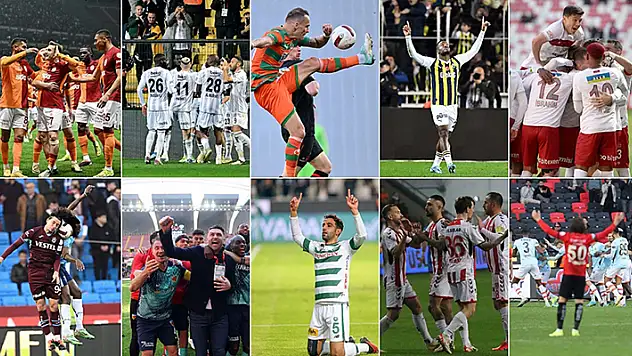 Süper Lig'de 27. hafta maçları tamamlandı

