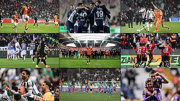 Süper Lig'de 31. haftanın perdesi kapandı