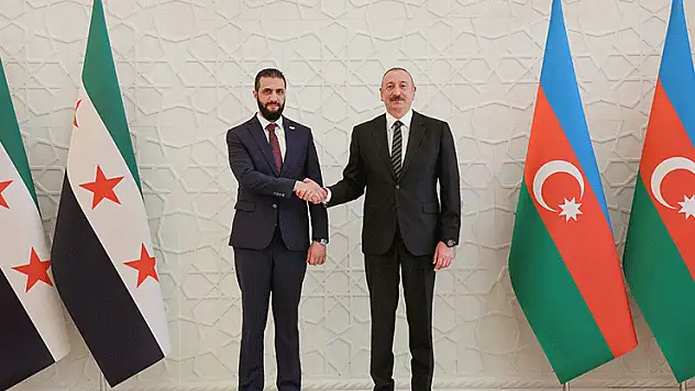 Suriye Cumhurbaşkanı Şara, Azerbaycan'da