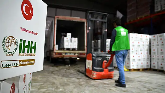 Suriye'deki savaş mağdurları Konya'dan giden kumanyalarla iftar yapacak