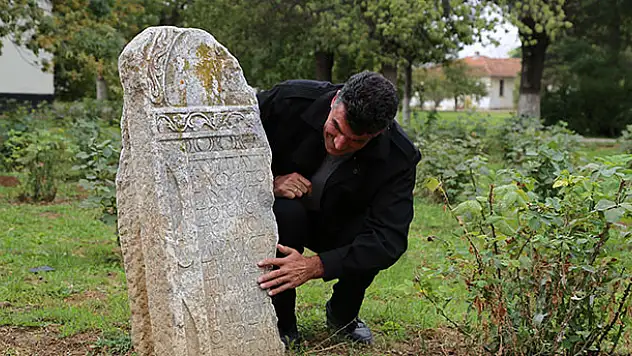 Süs olarak konulan taş 2 bin yıllık geçmişi aydınlattı