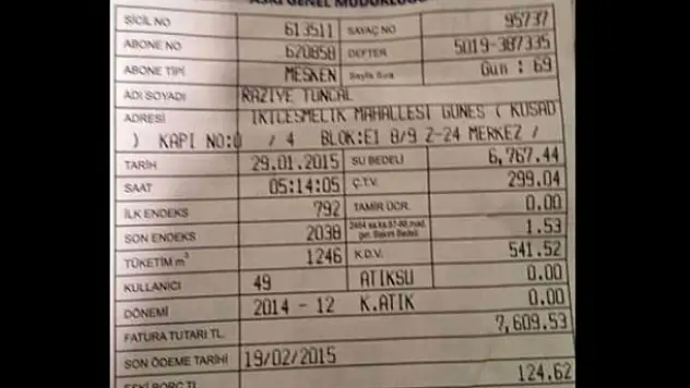 Suya 'kademeli' fatura! Çok harcayan çok ödeyecek
