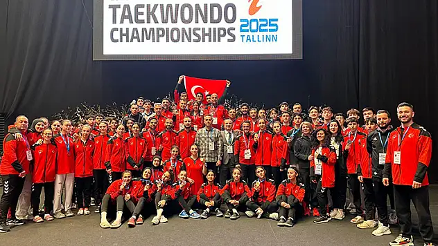 Taekwondo Genç Milli Takımı Avrupa şampiyon oldu