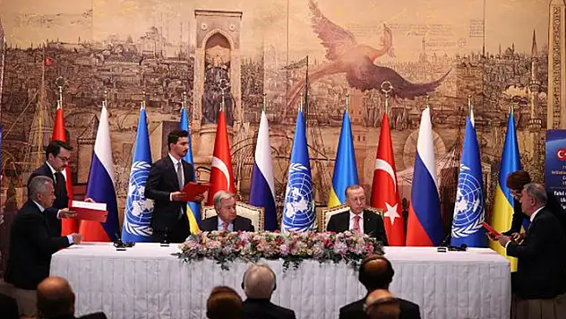 Tahıl koridoru için imzalar atıldı
