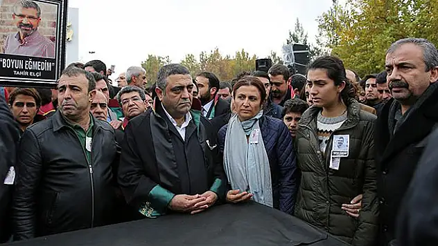 Tahir Elçi için Diyarbakır'da tören