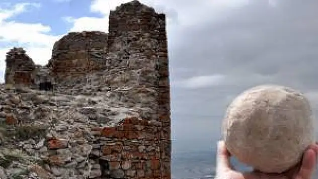 Takkeli Dağ'da Sultan Fatih'in gülleleri bulundu