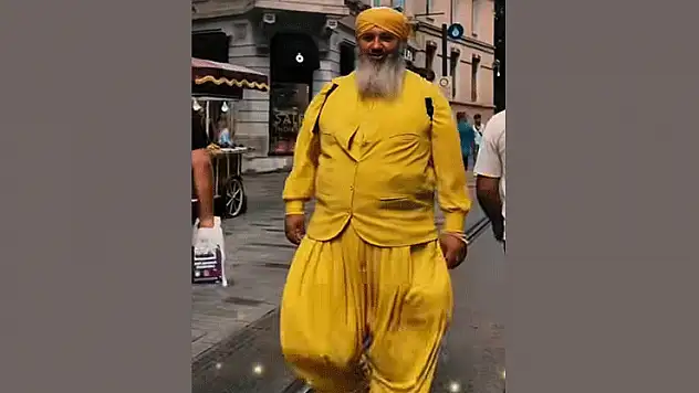 Taksimde dikkat çeken Konyalı