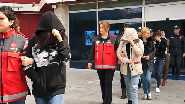 Taksitli fuhuş operasyonunda 15 tutuklama