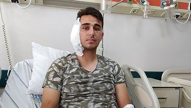 Talihsiz postacının ısırılarak koparılan kulağı yerine dikilemedi! Tedavisi Konya'da sürüyor