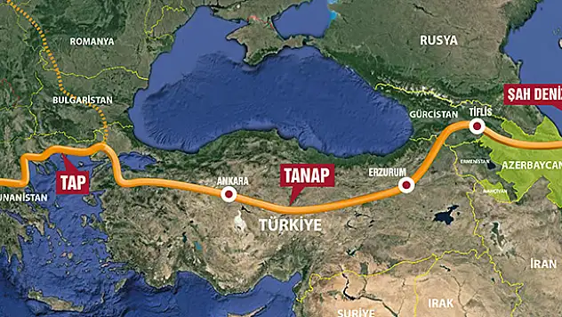 TANAP projesine 2 ülkeden gaz