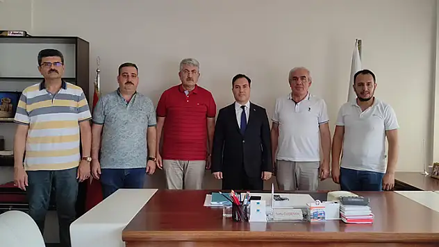 Taner Taşkıran'dan Konya Gazeteciler Cemiyetine ziyaret
