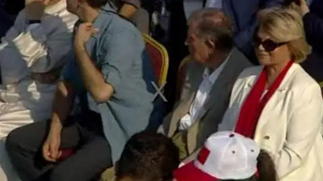 Tansu Çiller de Yenikapı miting alanında