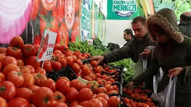 Tanzim satışa 14 bin ton meyve ve sebze sağlandı