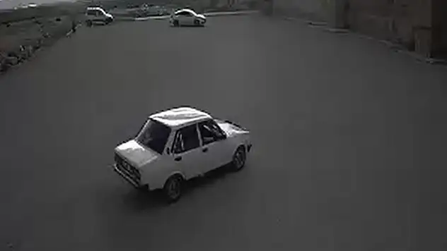 Tarihi hanın önündeki drift 9 bin 125 liraya maloldu