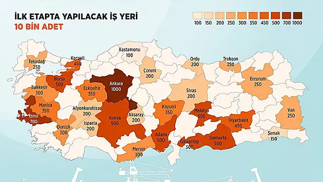 Tarihi sosyal konut projesinin ilk etabında Konya'da 500 iş yeri yapılacak
