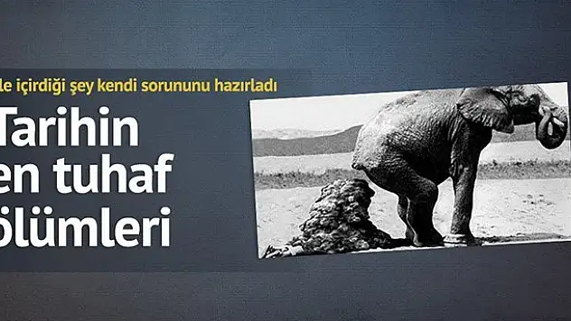 Tarihin en tuhaf ölümleri