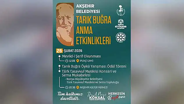 Tarık Buğra'nın hatırası Akşehir'de yaşatılıyor!
