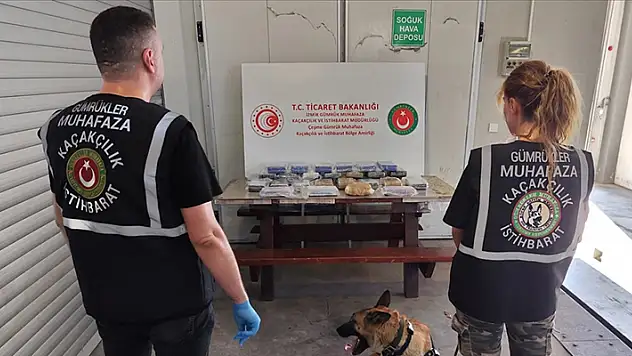 Taşucu ve Çeşme limanlarında 40 kilogram uyuşturucu ve 7 milyona yakın uyuşturucu hap ele geçirildi
