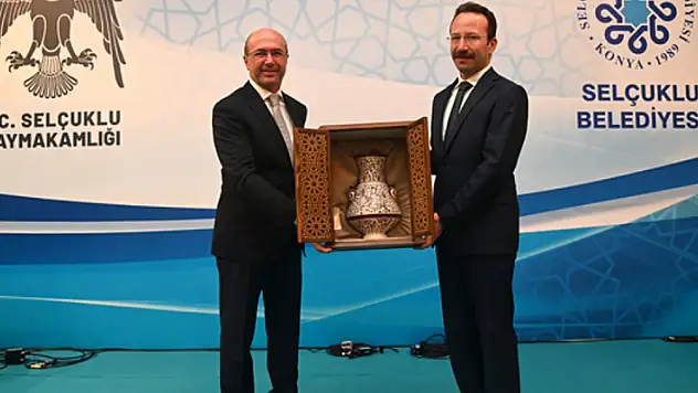 Tayini çıkan Selçuklu Kaymakamı Ömer Hilmi Yamlı, ilçeye veda etti