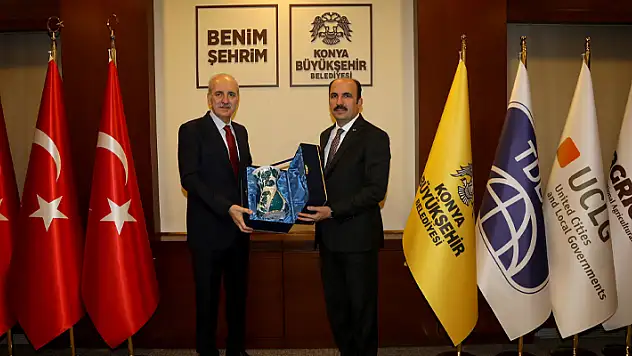 TBMM Başkanı Numan Kurtulmuş, Başkan Altay'ı ziyaret etti 