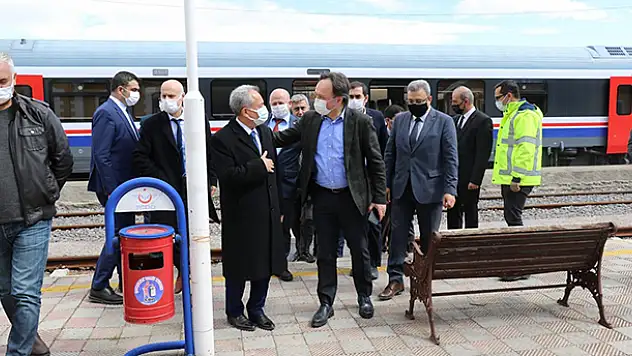 TCDD Genel Müdürü Uygun, Akşehir'i ziyaret etti