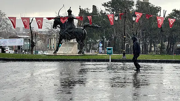 Tekirdağ'da dolu yağdı
