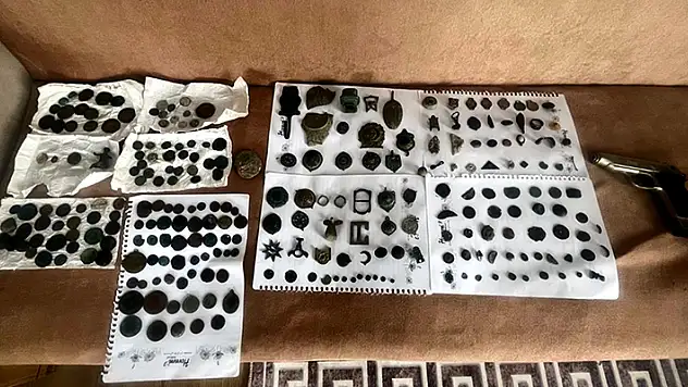 Tekirdağ'da 266 sikke ve obje ele geçirildi
