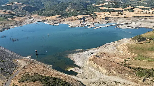 Tekirdağ'da barajlarda doluluk oranı yüzde 1'in altına düştü