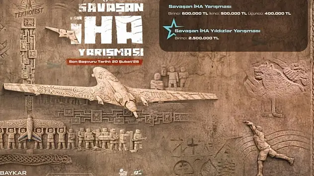 TEKNOFEST 2026'da savaşan insansız hava araçları yarışacak