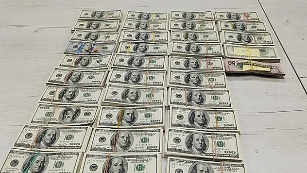 Televizyon içerisine sakladıkları 340 bin dolar gümrüğe takıldı
